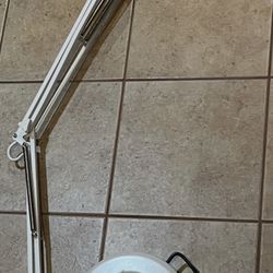 Luxo SL-114 IFM Magnifier, 45" Arm, With Wall Mount Arm & Electric Outlet 