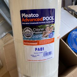 4 Pack Pleatco PA81 Swimming Pool Filters 