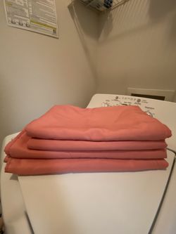 Luxury Dusty Rose Polyester Table Linens 