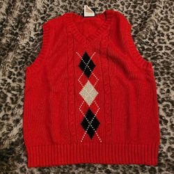 Toddler Festive Holiday WINTER Christmas Sweater Vest