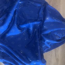 Dimond cross blue Jacket