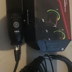 Audio Interface And Microphone 