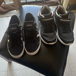 Skechers Adidas Shoes Size 3 1/2 Boys 