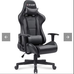 Gaming Chair Racing Chair Computer Desk Chair with Headrest and Lumbar Support