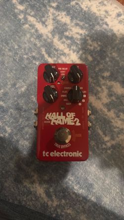 Hall of fame 2 reverb pedal