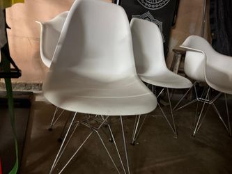 Modern kitchen Chair in White