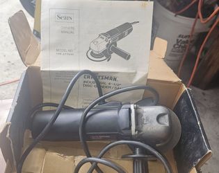 Vintage Craftsman 4-1/2" Industrial Grinder - Works Amazing very reliable! (With Box/Manual)