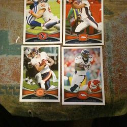 Topps Football Player Cards 2012 8 Cards