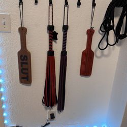Bdsm floggers and paddles