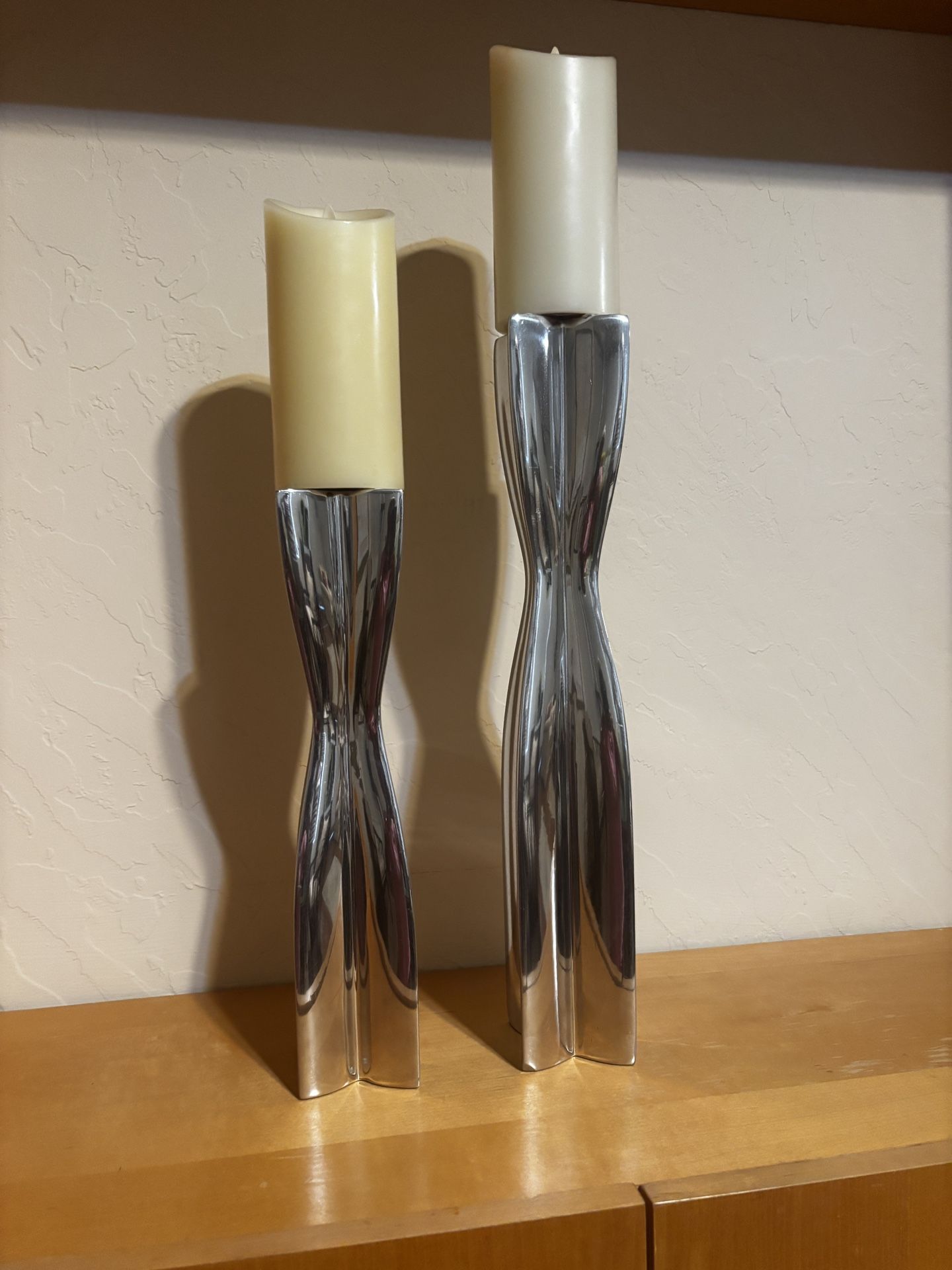 Silver Candle Holders For Sale