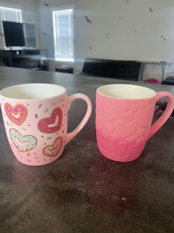 Heart mugs