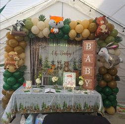 Woodland Baby Shower Decoration Set