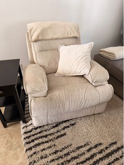 Beige Recliner