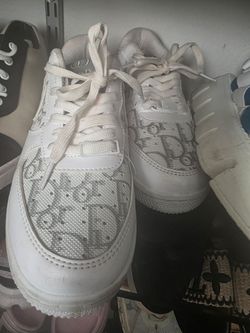 Dior gray Airforce 1 - size 9.5