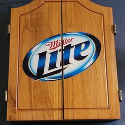 Wood Case Dart Board