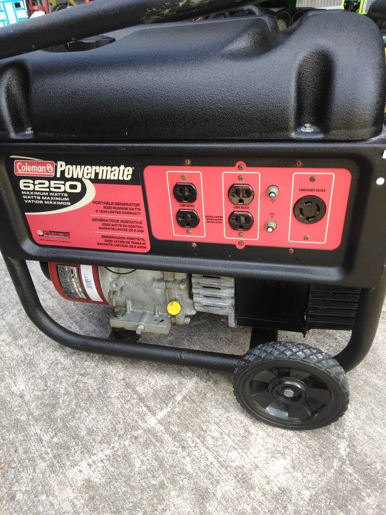 Coleman Powermate 6250 watt generator