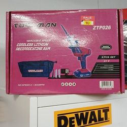 TOOLMAN New Variable Cordless Lithium Reciprocating Saw