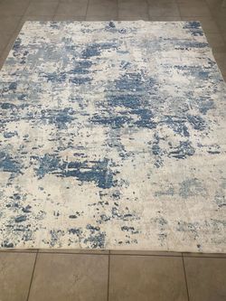 8x10 abstract style washable area rug