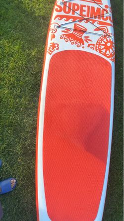 Orange paddle board (SLIGHTY USED)