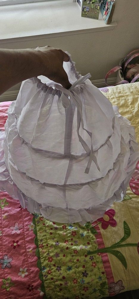 GIRLS PETTICOAT. Puffy Slip. Brand New
