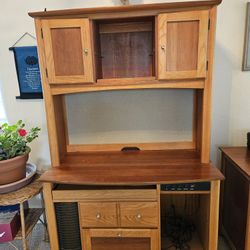 Computer Desk And Cabinet