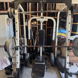 Squat Bench Cage Rack