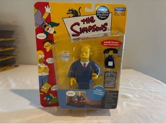 Super intendant chalmers simpsons figure playmates