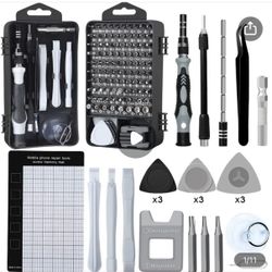 122pcs stainless steel magnetic Precision Screwdriver, for Computer & Phone Repair Tool with Case 