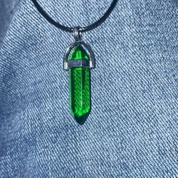 Green Crystal Necklace 