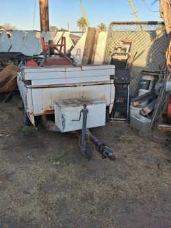 Concrete trailer with all tools