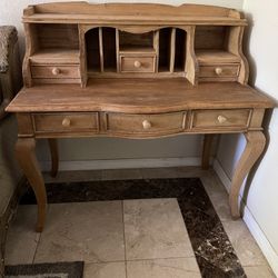 Solid Wood Rustic Writers Desk.  If Post Is Still Up It’s Still Available 