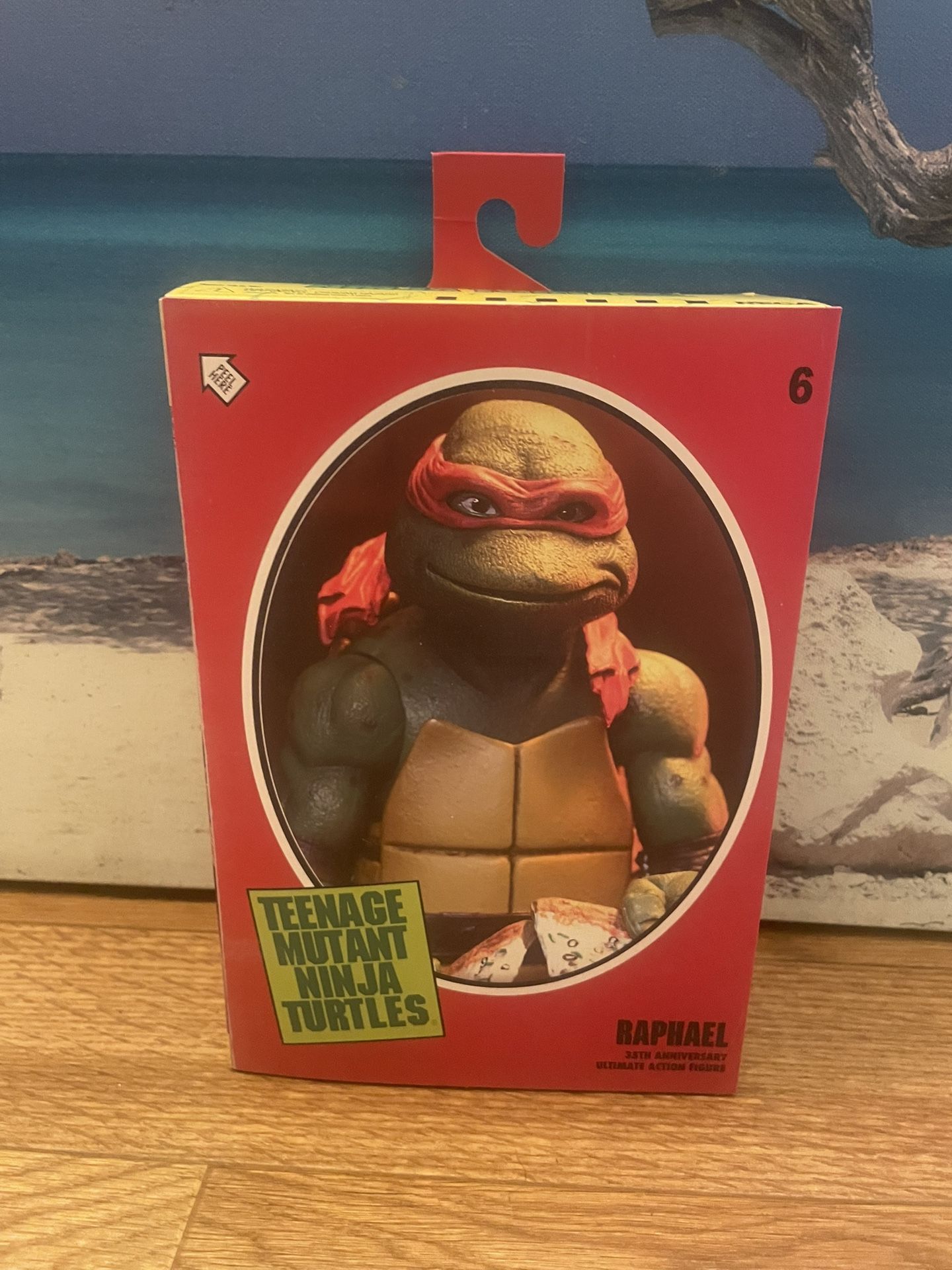 NECA Teenage Mutant Ninja Turtles Raphael 35th Anniversary Ultimate TMNT Action Figure!
