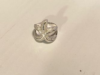 925 sterling silver starfish ring size 7.5