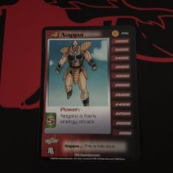 DRAGON BALL Z  NAPPA  RARE CARD # P115