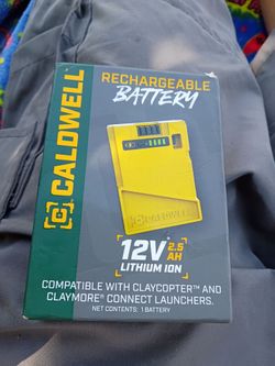 Caldwell 12V 2.5Ah Lithium Ion Rechargeable Battery