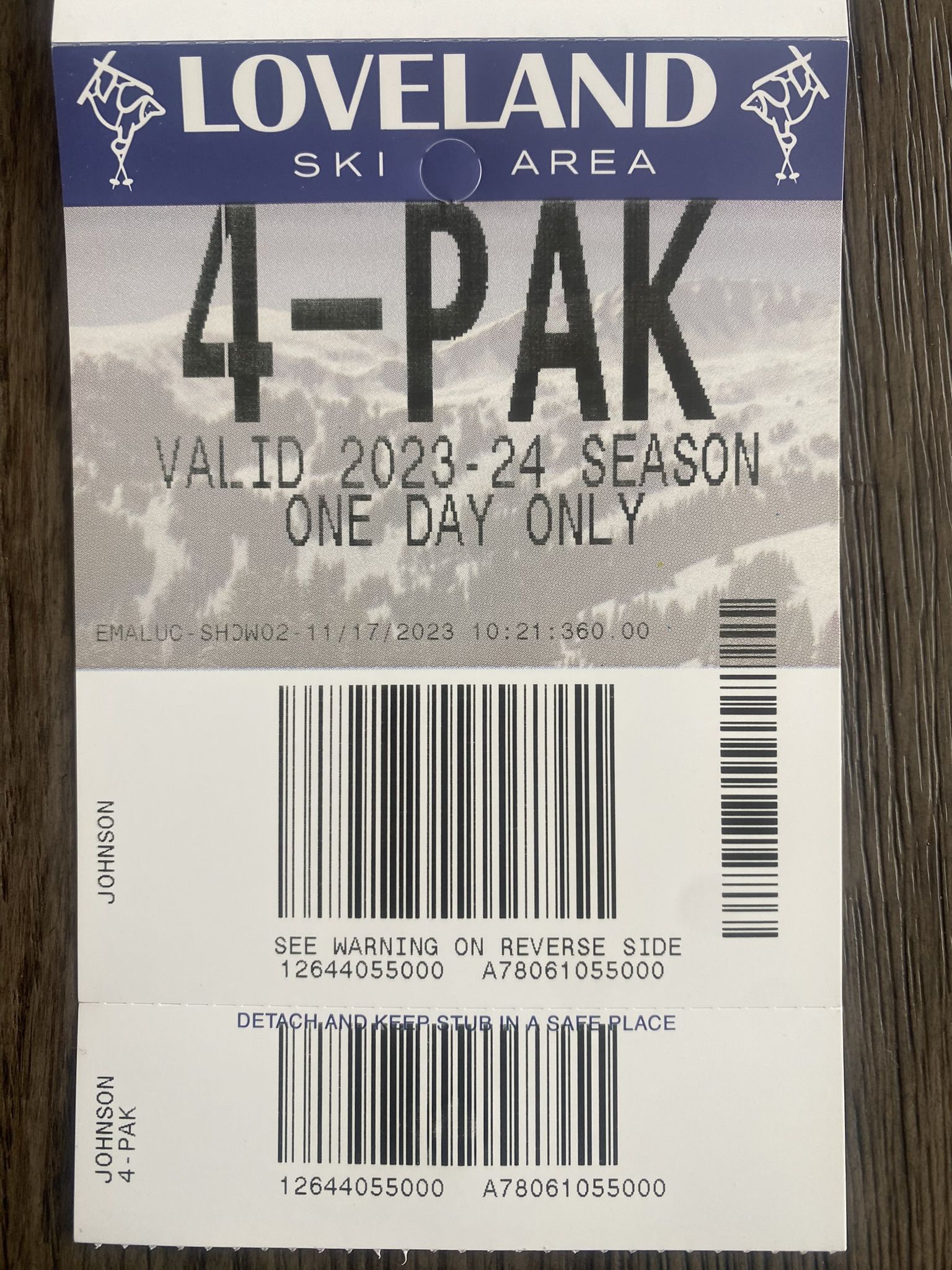 Loveland Ski Lift Tickets