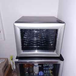 Haier Mini Wine Fridge Stainless Steel And Black