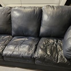 Arizona Leather Company 3 Seat Couch with slight damage