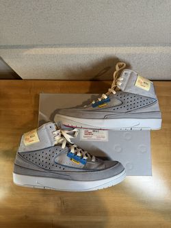 Jordan 2 Union Grey Fog Sz 11