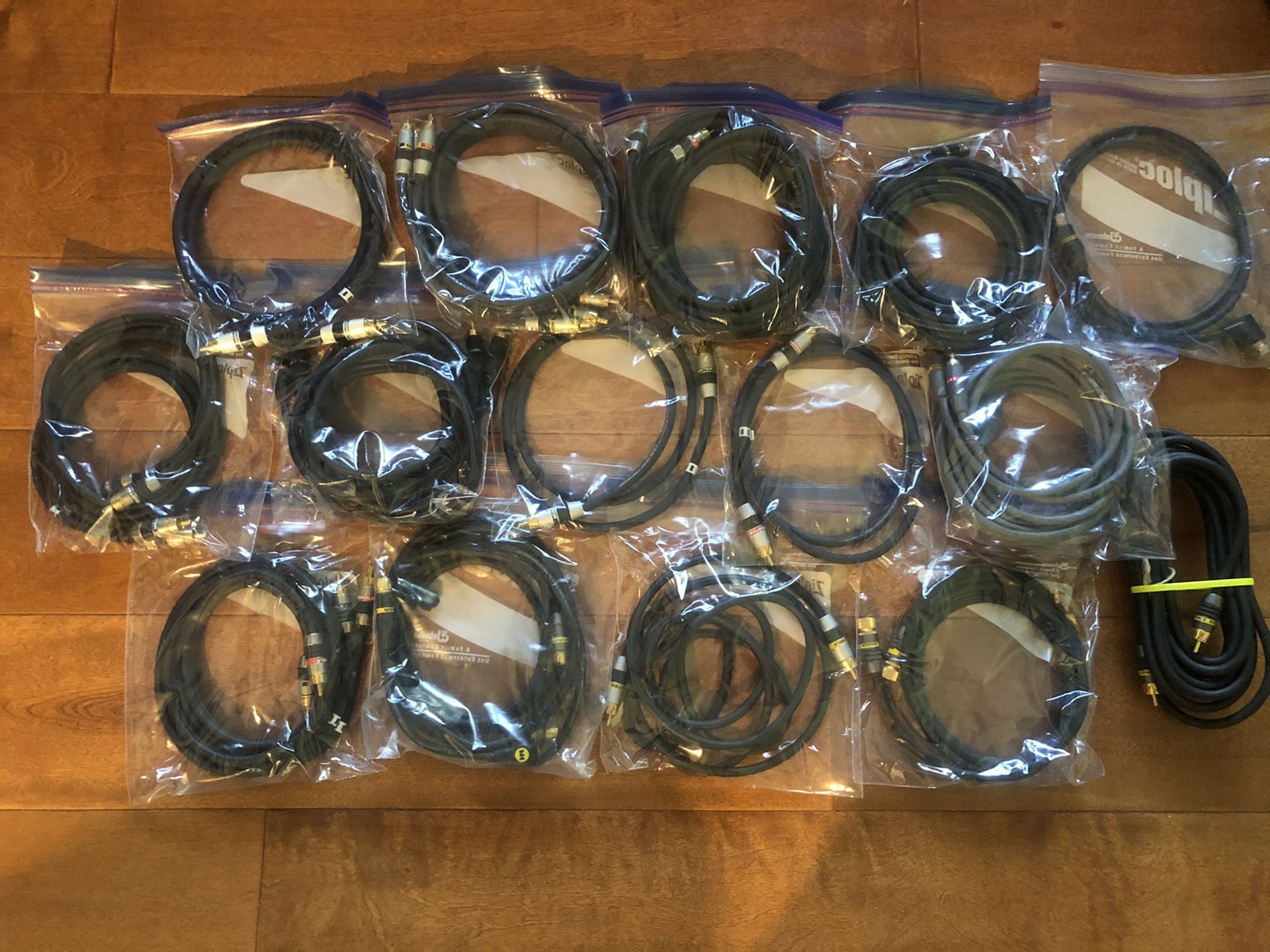 LOT of Monster Cables Interlink Video Audio RCA, Coaxial, S-Video, Composite, Digital