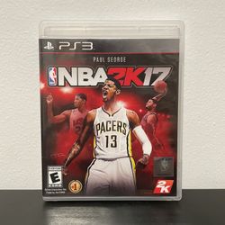 NBA 2K17 PS3 Like New CIB Playstation 3 Basketball Video Game