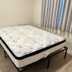 Bed Frame + Mattress For Sale 