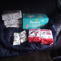 Diapers Size 3 And Wipes 