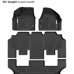 YITAMOTOR Floor Mats Compatible with 2017-2025 Chrysler Pacifica 7or 8 Passenger Model (Not Hybrid)