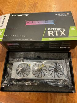 Nvidia GeForce RTX gigabyte 3080 VISION OC EDITION GPU GRAPHIC CARD FOR GAMING PC PARTS FOR SALE