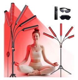 Red Light Therapy for Face and Body [NEW], Red Infrared Light Therapy Lamp with Stand Led 660nm Red Light-Therapy& 850nm Infrared Light Device for Bod