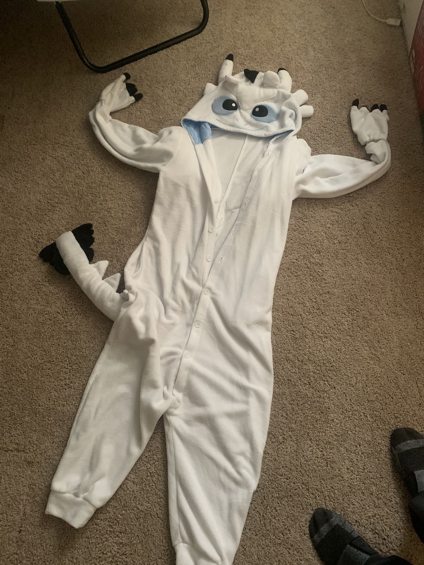 White night fury Adult Costume