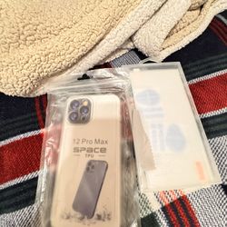 Iphone 12 Pro Max Case With A Screen Protector