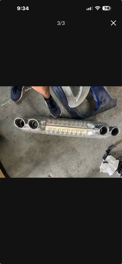 BMW STAINLESS STEEL DUAL EXHAUST MUFFLER