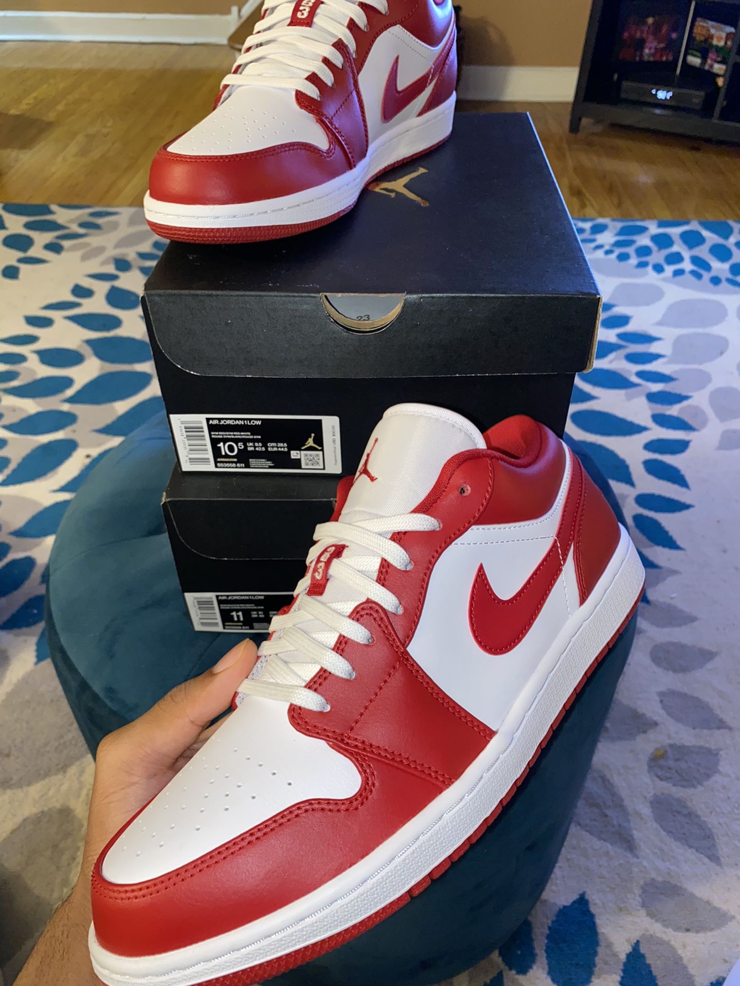 Jordan 1 Low Gym Red